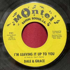 ◆USorg7”s!◆DALE & GRACE◆I'M LEAVING IT UP TO YOU◆