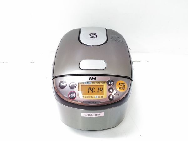 保存版】 【中古品】ZOJIRUSHI(象印)IH炊飯ジャー【1升炊き】ブラウン