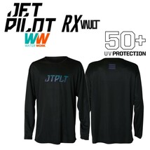 ジェットパイロット JETPILOT 2023 ラッシュガード 長袖 送料無料 RX ボルト L/S ハイドロ レース ジャージ JA22616 ブラック XL_画像1