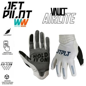  jet Pilot JETPILOT 2024 glove free shipping bolt air light glove JA23301 gray S gloves marine bicycle 