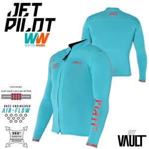 ジェットパイロット JETPILOT 2024 ウェットスーツ 送料無料 RX VAULT ボルト レース ジャケット JA22156 ブルー M