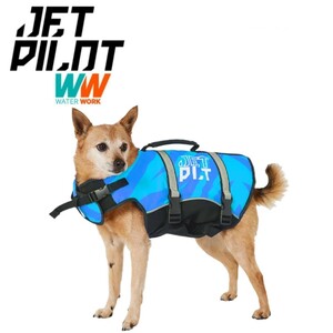 ジェットパイロット JETPILOT 2024 ドッグ ベスト DOG PFD JA23012-1 ブルー M ライフジャケット 犬 ペット