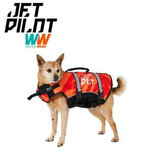 ジェットパイロット JETPILOT 2024 ドッグ ベスト DOG PFD JA23012-1 レッド S ライフジャケット 犬 ペット