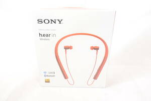 ☆新品☆ ソニー SONY ワイヤレスイヤホン h.ear in Wireless シナバーレッド MDR-EX750BT R