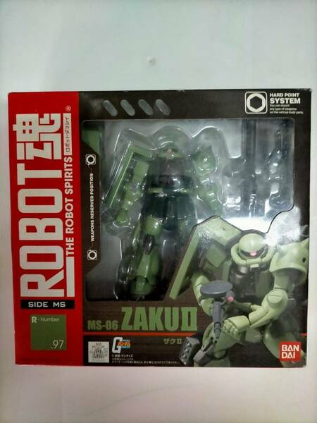 正規品 ROBOT魂 097 MS-06 ZAKUⅡ 新品 ザクⅡ ZION 量産型 MS ザク ジオン軍 緑 ガンダム フィギュア BANDAI Tamashii GUNDAM ZAKU figure