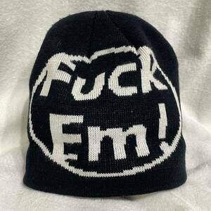 fuck em ! ビーニー ニットキャップ ニット帽 Supreme 帽子 Beanie Logo 00s ファックエム オールド アーカイブ old