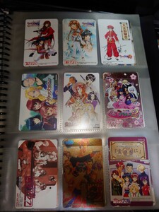  unused goods Sakura Taisen series telephone card 21 pieces set 
