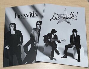 B'z☆B'z PARTY☆会報誌☆Be with! vol.133 136☆2冊セット