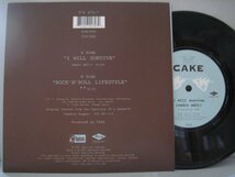 7” UK盤 CAKE // I Will Survive / Rock’n’Roll Lifestyle - (records)_画像2