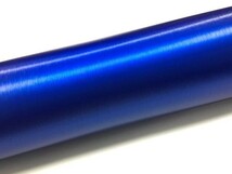 カーラッピングシート マットクローム アルミ ブラッシュド ブルー 青色 縦x横 152cmx30cm SHV04 アルミ 削り 耐熱 耐水 DIY_画像2