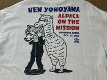 ●マンウィズ × KEN YOKOYAMA　コラボ アルパカシャツ Tシャツ・PiZZA OF DEATH・MAN WITH A MISSION ハイスタ●_画像1