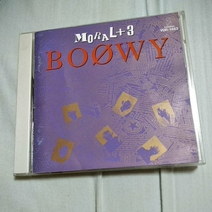 MORAL+3/BOOWY ジャケット傷みあり　CD　　　　4