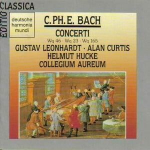 CD C.Ph.E. Bach: Concerti WQ 46, 23 & 165 / Gustav Leonhardt, Alan Curtis, Helmut Hucke, Collegium Aureum