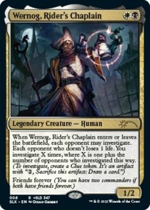 MTG　Wernog, Rider's Chaplain　在庫英1枚まで　SLX　★他多数出品中