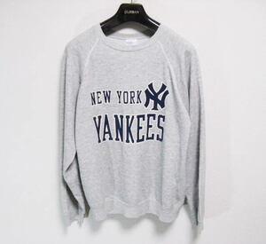  ヤンキース 80s Hanes ヘインズ USA製 ビンテージ スウェット Lサイズ New York Yankees