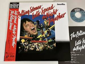 【レーザーディスク】THE ROLLING STONES/LET'S SPEND THE NIGHT TOGETHER/ローリング・ストーンズ/帯付LD//Mick,Keith,Charlie,Ron,Bill