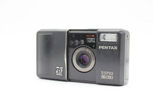 【返品保証】 ペンタックス Pentax ESPIO mini 75 years ブラック 32mm F3.5 コンパクトカメラ s1512