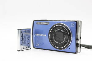 【返品保証】 オリンパス Olympus μ-7000 ブルー 7x バッテリー付き コンパクトデジタルカメラ s1661