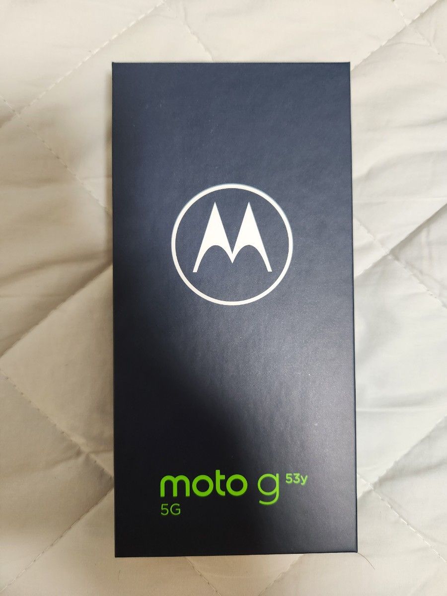 新品】Motorola モトローラ moto g53y インクブラック SIMフリー 