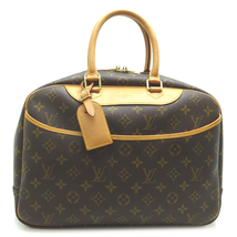 ［飯能本店］LOUIS VUITTON LV ルイ・ヴィトン ドーヴィル (ボーリングヴァニティ) M47270(旧型) ハンドバッグ モノグラム DH76920_画像1