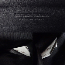 ［飯能本店］BOTTEGA VENETA ボッテガヴェネタ イントレチャート オーガナイザー 長財布 レザー ブラック レディース DH77104_画像6