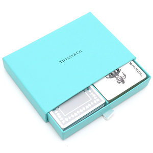 [. talent head office ]TIFFANY&Co. Tiffany playing cards other small articles paper silver / Gold lady's * men's DH77326