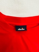 ELLESSE ! 女性用半袖TシャツサイズM-L。RED & Blue with logo!_画像2
