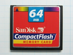 ★SanDisk コンパクトフラッシュ ６４ＭＢ 中古★送料６３円～