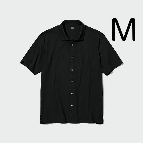 新品タグ付き　エアリズムポロシャツ（フルオープン・半袖）　ユニクロ　Ｍ