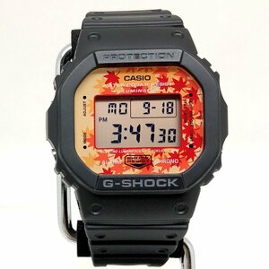 極美品 G-SHOCK ジーショック CASIO カシオ 腕時計 DW-5600TAL-1JR Kyo Momiji Color 紅葉 もみじ 日本製【ITI9LWKB6F3G】