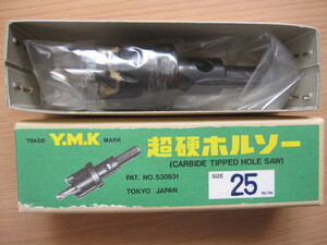 SD５　Y.M.K 超硬ホルソー φ２５mm ＜φ６1mm ～φ８ｍｍまで同時出品中 ＞未使用品