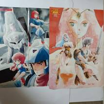 【即決】【幻夢戦記レダ】‘85カレンダー＆両面ポスター2枚＆ポストカード1枚セット 朝霧陽子 （裏面）エルガイム/グリード_画像8