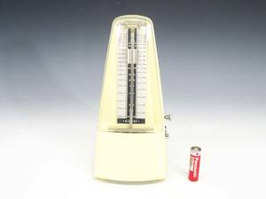 *(NS) operation verification settled Showa Retro Kawai KAWAI metronome music piano musical instruments rhythm practice ... type with cover cream color 