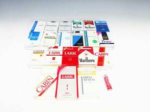 *(TD) ② Showa Retro cigarettes mok20 piece set cabin seven Star Marlboro mild seven piece cigarettes smoke . plastic sample 