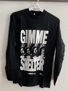 ローリング・ストーンズ/Rolling Stones 「Gimme Shelter」長袖Tシャツ ポリドール　レーザーディスク発売プレゼント　未着用