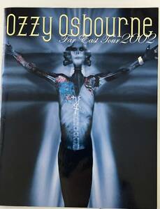 オジー・オズボーンOzzy Osbourne コンサートパンフレット Far Eart Tour 2002日本公演　ライブ　ハードロック