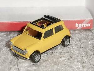 1/87 Mini Cooper open roof yellow MINI COOPER new model 