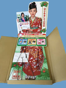 Reina Tanaka Floor Stand Fujicolor Новогодняя открытка 2001 Неиспользованная