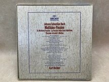 中古4LP バッハ　マタイ受難曲 カール・リヒター MAF8149 アルヒーフレコード　CIF919_画像2