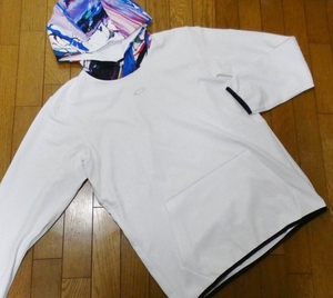 (物35 物47)　定価9,900円　オークリー　Kokoro Collection　パーカージャケット　FOA401972　白　メンズXXXL