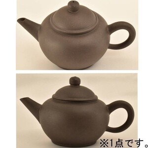 B18091 荊渓恵孟臣製 烏泥急須 118g《真作保証》 送料無料