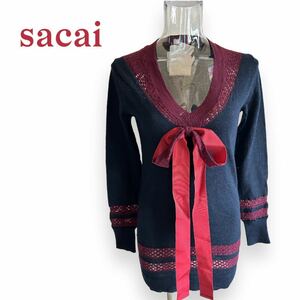 サカイ　大人可愛いデザイン セーター　Sacai luck