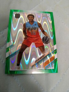 2021-22 TOPPS chrome Overtime Elite Base RC Auto GREEN WAVE REFRACTOR JAYLEN MARTIN 04/75 75枚限定 ニューヨーク・ニックス