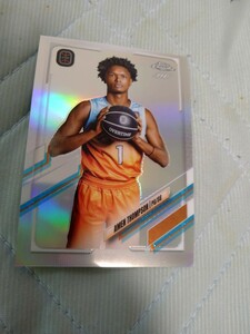 2021-22 TOPPS chrome Overtime Elite Base RC Auto silver REFRACTOR AMEN THOMPSON ヒューストン・ロケッツ ドラフト4位