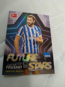 2020-21 TOPPS BUNDESLIGA CHROME silver REFRACTOR FUTURE STARS LUCAS TOUSART