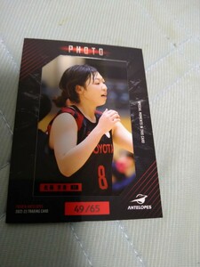 トヨタ自動車アンテロープス 2022-23 佐藤京香 生写真カード 49/65 65枚限定 女子バスケ