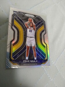 2020-21 panini PRIZM NBA ZEKE NNAJI RC silver Prizm Basketball 