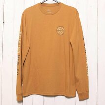 【送料無料】ロングスリーブTシャツ ロンT BRIXTON ブリクストン CREST L/S TEE 16251　GBS　　 Lサイズ_画像4