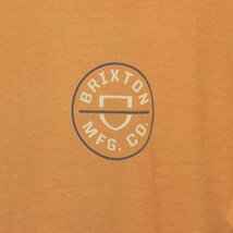 【送料無料】ロングスリーブTシャツ ロンT BRIXTON ブリクストン CREST L/S TEE 16251　GBS　　 Mサイズ_画像5