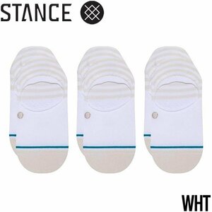 [クリックポスト対応] 3足セット ソックス 靴下 STANCE WOMENS SENSIBLE TWO 3PACK SOCKS W145A20SEN WHT　M（25cm-27cm）